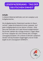 Vorschau - Stationenlernen - Lesespaziergang_Tag der Deutschen Einheit - Seite 1