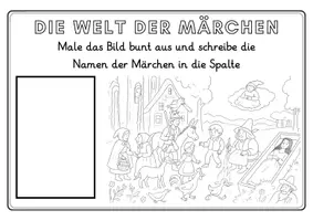 Vorschau - Arbeitsblätter - Einstieg Märchen 5/6 "Die Welt der Märchen" - Seite 1