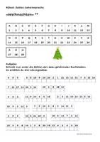 Vorschau - Arbeitsblätter - 4x Geheimschrift Rätsel Weihnachten (2-fach differenziert) - Seite 2