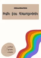 Vorschau - Poster - Poster für den Klassenraum - Growth Mindset; Wertschätzung - Deckblatt