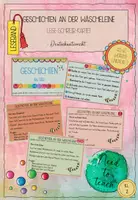 Vorschau - Aufgabenkarten - Geschichten an der Wäscheleine - Klasse 2 - Deckblatt