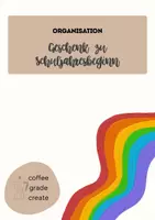 Vorschau - Mal- und Bastelvorlagen - Ein kleines Geschenk zum Schuljahresbeginn - Schokolinsen - Deckblatt