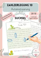 Vorschau - Arbeitsblätter - Finde 10! ✏️ Suchsel Zahlzerlegung 10 - Automatisierung - Deckblatt