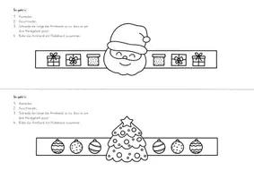 Vorschau - Mal- und Bastelvorlagen - Weihnachtliche Armbänder basteln - Seite 2