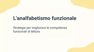anteprima - Presentazioni / Lavagne - Proporre strategie per migliorare le competenze funzionali di lettura. - Pagina 1