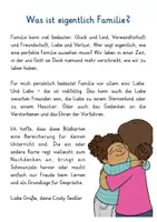 anteprima - Flashcard - Tedesco: la famiglia Bildkarten die Familie Deutsch - Pagina 1