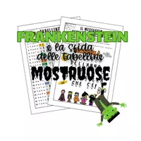 anteprima - Esercizi - Frankenstein e la sfida delle tabelline mostruose - Pagina di copertina
