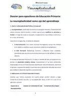 Vista previa - Para docentes: organización, planificación y formación - Aplicar la Neuroplasticidad al TEMARIO de las OPOSICIONES DE PRIMARIA - página 3