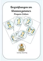Vorschau - Poster - Materialpaket Klassenzimmerorganisation Pinguin-Edition - Seite 1