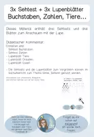Vorschau - Arbeitsblätter - sehtest und lupenblätter sehsinn auge - Seite 1