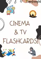 anteprima - Flashcard - Flashcards del Cinema & Televisione! Inglese. - Pagina di copertina