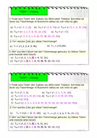 Vorschau - Stationenlernen - Kartei Teiler, Vielfache, Teilbarkeit und Primzahlen - Seite 2