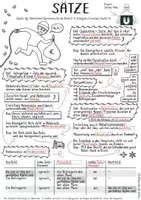 Vorschau - Arbeitsblätter - Lückentext: Sätze – Klasse 6, Deutsch - Seite 2