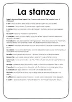 Vorschau - Arbeitsblätter - Italienisch. Le stanze (Zimmer). Fogli di lavoro (Arbeistblätter) - Seite 2