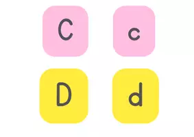 Προεπισκόπηση - Flashcards - Alphabet Lowercase and Uppercase Matching Partner Cards - Σελίδα 1