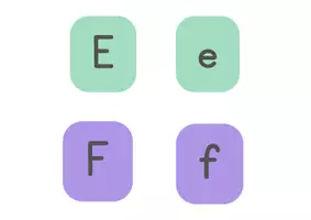 Προεπισκόπηση - Flashcards - Alphabet Lowercase and Uppercase Matching Partner Cards - Σελίδα 2