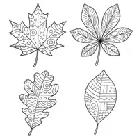 Vorschau - Mal- und Bastelvorlagen - Bunte Herbstblätter mit Öl Trick für das Fenster - Seite 2