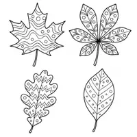 Vorschau - Mal- und Bastelvorlagen - Bunte Herbstblätter mit Öl Trick für das Fenster - Seite 3