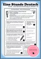 Vorschau - Arbeitsblätter - VERTRETUNG - Eine Stunde Deutsch - Groß- und Kleinschreibung in 10 Klasse - Seite 3