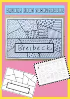 Vorschau - Mal- und Bastelvorlagen - Namenschild - Würfeln und mustern - Deckblatt