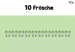 Vorschau - Präsentationen/Tafelbilder - Zahlenraum 1000: 999 Froschgeschwister Anschauungsmaterial - Seite 3