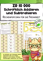 Vorschau - Spiele - Materialpaket ZR 10 000 – Orientierung, Addieren & Subtrahieren, Lernspiele & Übungshefte - Seite 1