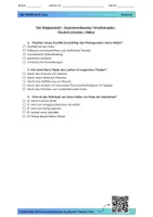 Vorschau - Quiz - Arbeitsblatt Steppenwolf - Deckblatt