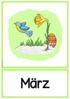 Vorschau - Bildkarten - Bild- und Wortkarten - Monate & Jahreszeiten (auch silbiert) - Seite 3