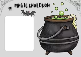 Vorschau - Spiele - Halloween Freiarbeit: Magic Cauldron Zaubertränke - Seite 3