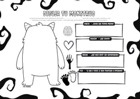 Vista previa - Otros - FICHA AUTOCONOCIMIENTO MONSTRUO HALLOWEEN - Portada