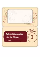 Vorschau - Mal- und Bastelvorlagen - Adventskalender basteln blanko zum selbst Gestalten - Seite 2
