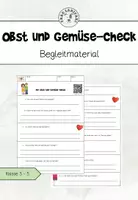 Vorschau - Arbeitsblätter - Arbeitsblätter zum Obst und Gemüse-Check - Deckblatt