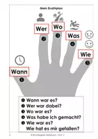 Vorschau - Arbeitsblätter - Erzählhand als Hilfe beim Sprechen & Schreiben, Kl. 2 - 6 - Seite 1