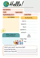 Vorschau - Arbeitsblätter - Briefpatenschaft in Englisch (Steckbrief, Briefe über Englischeinheiten) - Deckblatt