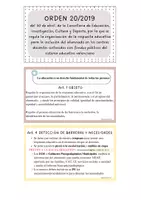 Vista previa - Para docentes: organización, planificación y formación - Llavero normativa: Orden 20/2019 - página 3
