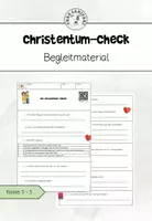 Vorschau - Arbeitsblätter - Arbeitsblätter zum Christentum-Check KL 3-4 - Deckblatt