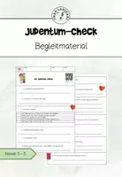 Vorschau - Arbeitsblätter - Arbeitsblätter zum Judentum-Check KL 3-4 - Deckblatt