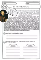 Vorschau - Arbeitsblätter - Die Zeit der Aufklärung und der Absolutismus - Seite 1