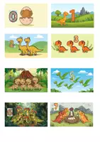 anteprima - Flashcard - FLASH CARDS DEI NUMERI DA 0 A 20 A TEMA DINOSAURI - Pagina 1