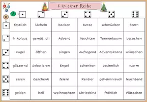 Vorschau - Spiele - Materialpaket: Spielend Wortarten lernen – Jahreszeiten-Set (Frühling, Sommer, Herbst, Winter & Weihnachten) | Sprachspiele + Arbeitsblätter zu Nomen, Verben, Adjektiven - Seite 1