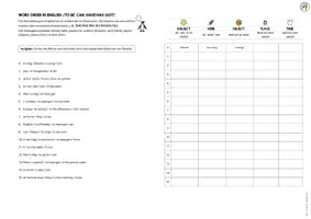 Vorschau - Arbeitsblätter - Word order practice beginning Year 5 – Satzbau Beginn Klasse 5 (2-fach differenziert) - Seite 3