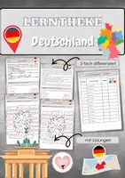 Vorschau - Arbeitsblätter - Deutschland - Deckblatt