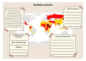 Vorschau - Stundenentwürfe - Planspiel Teil 1 Wiedereinführung der Wehrpflicht - Konflikte weltweit - Seite 1