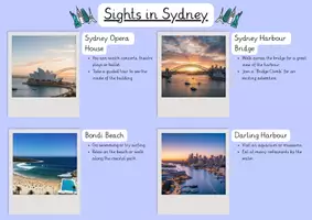 Vorschau - Arbeitsblätter - A Day in Sydney/Melbourne - Plan Your Australian City Tour - Seite 2