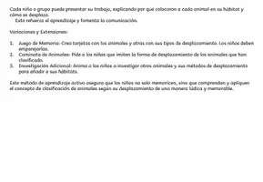 Vista previa - Hojas de trabajo - CLASIFICACIÓN ANIMALES SEGÚN SU DESPLAZAMIENTO LÁPIZ LILA - página 2