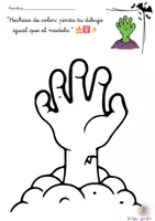Vista previa - Manualidades / Dibujos para colorear - “Hechizo de color pinta tu dibujo igual que el modelo - página 1
