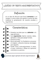 Vista previa - Hojas de trabajo - DOSSIER TEXTO ARGUMENTATIVO CON EJERCICIOS - página 2