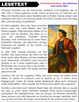 Vorschau - Arbeitsblätter - Materialpaket: Zeitalter der Entdecker - Leseverständnis und Wortsuchrätsel mit Lösungen - Seite 1