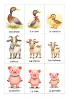 Aperçu - Apprentissages en autonomie - Familles d’animaux et leurs cris (niveau 2) - Page de couverture
