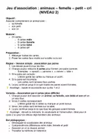Aperçu - Apprentissages en autonomie - Familles d’animaux et leurs cris (niveau 2) - Page 3